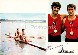 Alexander Timoshinin - Gennady Korshikov - Rowing - Soviet Champions - Sports - 1974 - Russia USSR - Unused - Rowing