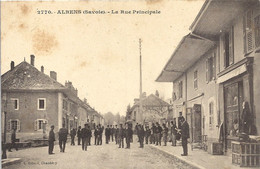 CPA Albens La Rue Principale - Albens