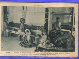 Carte Postale Algérie  Biskra  Ouvroir De Tissage Haute-Laine    Très Beau Plan - Biskra