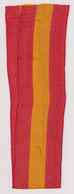 Ruban Drapeau Espagne - 4,5 X 34 Cm - 1 Pli Marqué - Très Bon état - Flaggen