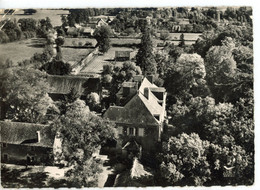 EN AVION AU DESSUS DE NOHANT LE CHATEAU DE GEORGE SAND VUE AERIENNE LAPIE FLAMME POSTALE LA CHATRE 1959 - Altri & Non Classificati