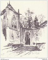 88 SAINT DIÉ VOSGES DESSIN DE GUETANT LA CATHEDRALE TRANSEPT SUD CPA BON ÉTAT - Saint Die