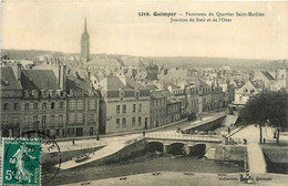 Quimper * Panorama Du Quartier St Mathieu * Jonction Du Steir Et De L'odet * Le Pont - Quimper