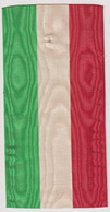 Ruban Drapeau Italie - 8 X 32 Cm - Moiré - 1 Pli Marqué - Très Bon état - Vlaggen