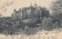 Suisse - Châteaux - Neuchâtel - Le Château - Circulée 20/03/1903 - Neuchâtel