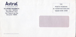 8715FM- TELECOM COMPANY HEADER COVER, 2006, ROMANIA - Lettres & Documents