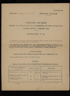 ° WW2 ° RAVITAILLEMENT GENERAL ° 1949 ° Ensemble De Documents ° - Historische Documenten