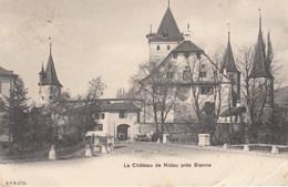 Suisse - Châteaux - Nidau - Le Château - Circulée 05/10/1907 - Nidau