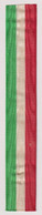 Ruban Drapeau Italie - 1,8 X 32 Cm - 1 Pli Marqué - Très Bon état - Drapeaux