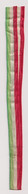 Ruban Drapeau Italie - 0,9 X 32 Cm - 1 Pli Marqué - Très Bon état - Flags