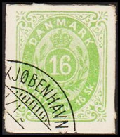 1871. DANMARK. Bi-coloured Skilling.__ 16 Skilling Green/grey. INTERESTING OLD FORGER... (Michel 20) - JF510113 - Nuevos