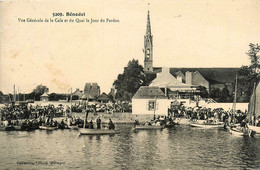 Bénodet * Vue Générale De La Cale Et Du Quai Le Jour Du Pardon * Fête Religieuse - Bénodet