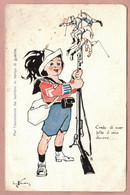 Cartolina Per L'assistenza Dei Bambini In Tempo Di Guerra - Non Viaggiata - Otros Ilustradores