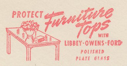 Meter Cut USA 1948 Furniture - Table - Polished Glass - Non Classificati