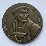 Médaille Bronze. Erasmus 1469-1536. Mens Superat. In Materiam. A. Wansart. - Professionals / Firms