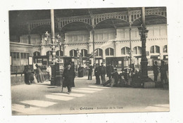 Cp , Chemin De Fer , Interieur De La Gare , 45 , ORLEANS , écrite 1916 - Stazioni Senza Treni