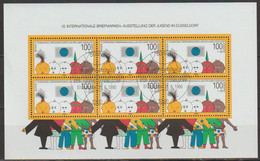 BRD 1990 MiNr.1472 Block 21 O Gest. ESST. Bonn 10.Intern.Briefmarkenausstellung Düsseldorf ( Bl. 58) - Blocchi