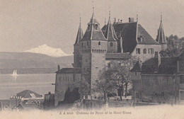 Suisse - Châteaux - Nyon - Le Château - Circulée 17/07/1905 - Au