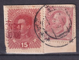 1919 - ITALIE / AUTRICHE / CROATIE - ZARA (ZADAR) ! - MIXTE Sur FRAGMENT AVANT ANNEXION PAR L'ITALIE - RARE ! - Croacia