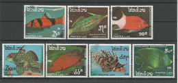Lao 1987 Fish  Y.T. 817/823 (0) - Vissen
