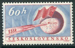 CZECHOSLOVAKIA 1959 Lunik 2 Moon Landing MNH / **.  Michel 1152 - Unused Stamps