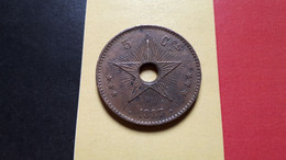 CONGO LEOPOLD II 5 CENTIMES 1887 FRAPPE MEDAILLE - 1885-1909: Leopoldo II