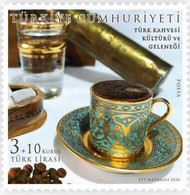 Turkey 2020, Turkish Coffee Culture, MNH Single Stamp - Unused Stamps