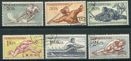 CZECHOSLOVAKIA 1959 Sports Championships Used.  Michel 1116-21 - Oblitérés