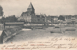 Suisse - Châteaux - Ouchy - Le Château - Circulée 14/09/1904 - Au