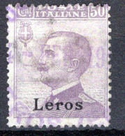 Egeo - Lero (Leros) 50 Centesimi (o) - Ägäis (Lero)