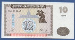 ARMENIA - P.33 – 10 Dram 1993 UNC  Serie N. 30332611 - Armenië