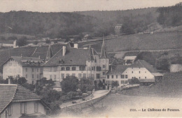 Suisse - Châteaux - Peseux - Le Château - Circulée 23/10/1906 - Peseux