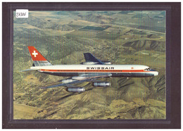 GRÖSSE 10x15cm - AVIATION SUISSE - AVION CORONADO CONVAIR 990 DE LA SWISSAIR - TB - Tinizong-Rona