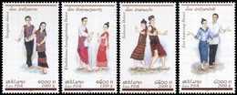 Laos 2004, Traditional Dances, MNH Stamps Set - Laos