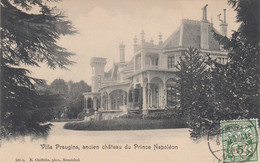 Suisse - Châteaux - Villa Praugins - Ancien Château Du Prince Napoléon - Circulée 31/07/1903 - Au