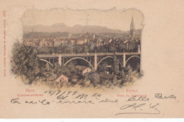 Suisse - Ponts - Berne - Pont Du Kornhaus - Circulée Le 16/07/1909 - Bruggen