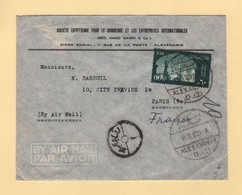 Egypte - Alexandrie - 1959 - Par Avion Destination France - Lettres & Documents