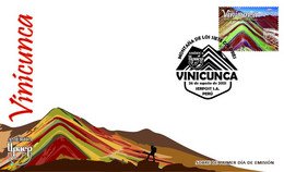 Peru 2021 America UPAEP Tourism Rupac & Vinicunca Mountains FDC - Sonstige