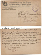 FELDPOSTKARTE: COMP. SANITAIRE II/1 - Postmarks
