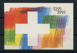 1991, Schweiz, MH 89, Gest. - Markenheftchen