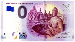 Billet Touristique - 0 Euro - Indonesia - Borobudur (2019-1) - Essais Privés / Non-officiels