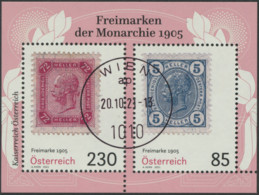 Freimarken 1905 Österreich  2021 Gestempelt - 2021-... Oblitérés