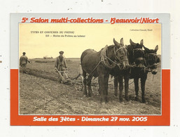 Cp, Bourses & Salons De Collections, 79, Beauvoir Sur Niort,2005, 5 E Salon Multi-collections, Vierge - Bourses & Salons De Collections