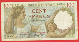 France - Billet De 100 Francs Type Sully - 6 Février 1941 - 100 F 1939-1942 ''Sully''