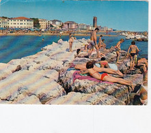 LIDO DI JESOLO-PANORAMA DEL LUNGOMARE CARTOLINA VERA FOTOGRAFIA VIAGGIATA IL 23-8-1978 - Venezia (Venice)