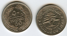 Liban Lebanon 50 Piastres 1969 KM 28.1 - Lebanon