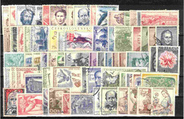 Tchécoslovaquie 1954-1957 Lot Avec Timbres Obliteré - Collezioni & Lotti