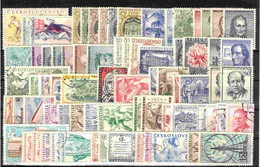 Tchécoslovaquie 1954-1958 Lot Avec Timbres Obliteré - Collections, Lots & Séries