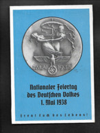 DR Ak 1.Mai 1938 Nationaler Feiertag / Farhbares Postamt Wien - Militares