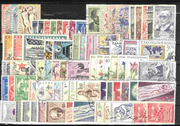 Tchécoslovaquie 1960-1962 Lot Avec Timbres Obliteré - Collezioni & Lotti